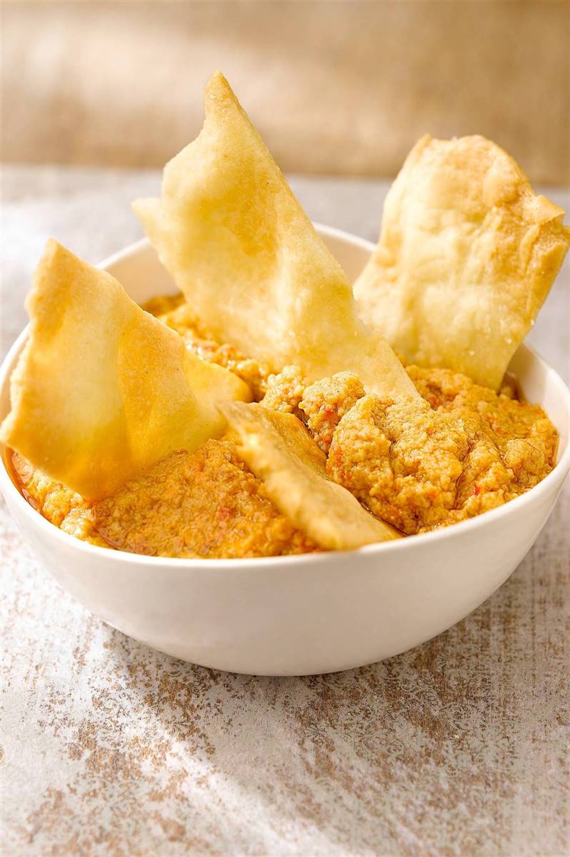 fogyókúrás chips és salsa